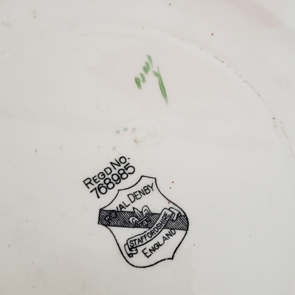 1930's Vintage Denby Square Plate Set - Picture 7 of 9